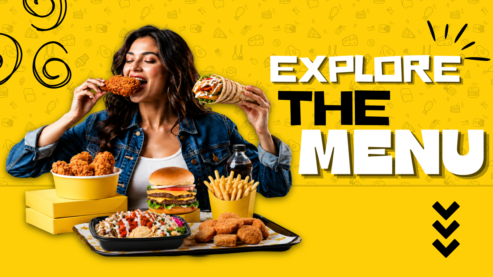 Macho Halal Chicken & Grill Menu Banner